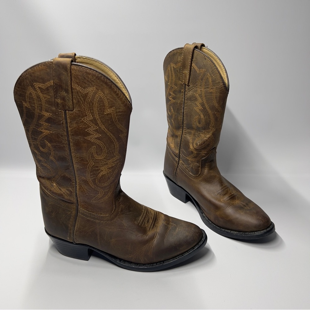 ROCKY MOUNTAIN Brown Western Cowboy Boots size 4D